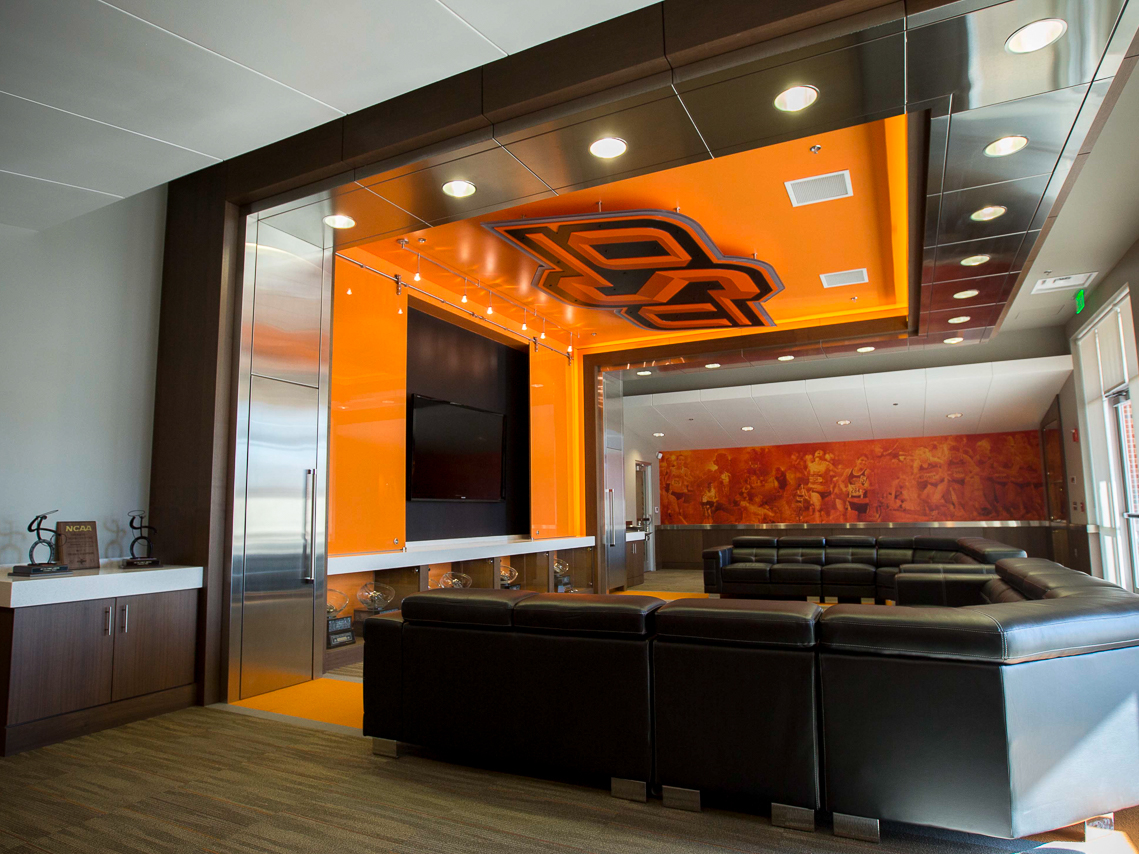 Oklahoma State Track Longhorn Lockers Custom Lockers