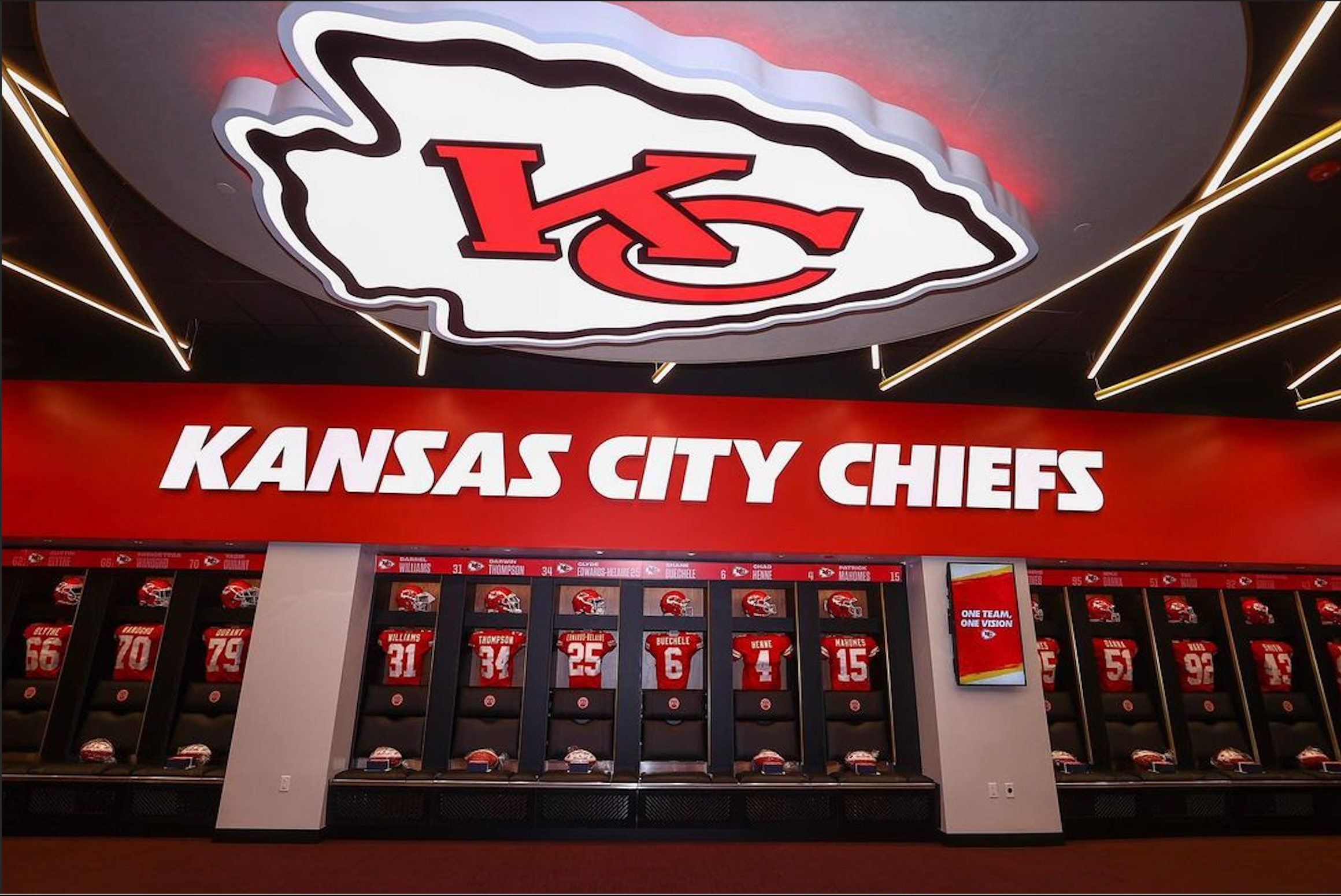 Kansas City Chiefs Longhorn Lockers Custom Lockers